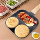 Frigideira Antiaderente 3 em 1 com Divisórias