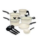 Jogo de Panelas Antiaderente 9 Peças Tampa Vidro