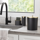 Kit Lixeira de Cozinha 5L com Dispenser Porta Detergente e Suporte para Esponja