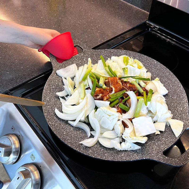 Grilux - Frigideira Antiaderente Premium Com Revestimento Pedra Coreana - Entrega Grátis
