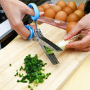 EasyCut - Tesoura de cozinha com 5 lâminas para cortar alimentos