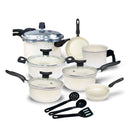 Jogo de Panelas Antiaderente 10 Peças Panela de Pressão Fechamento Externo 2.5L