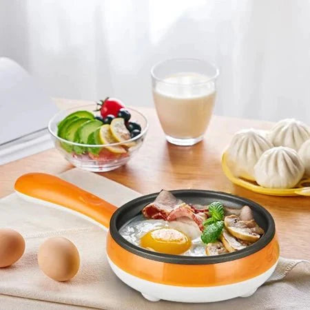 PanFlex - Frigideira Elétrica Antiaderente Com Suporte para Cozinhar Ovos - Entrega Grátis