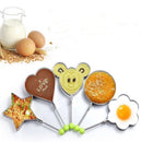 Kit 5 Forminhas - Molde Forma Omeleteira Para Panqueca Ovo Frito e Biscoitos - Entrega Grátis